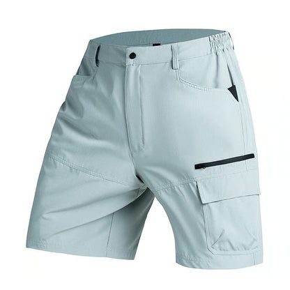 RuggedFlex – Multi-Pocket Cargo Shorts – Blue / S