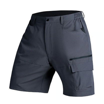 RuggedFlex – Multi-Pocket Cargo Shorts – Dark Gray / S