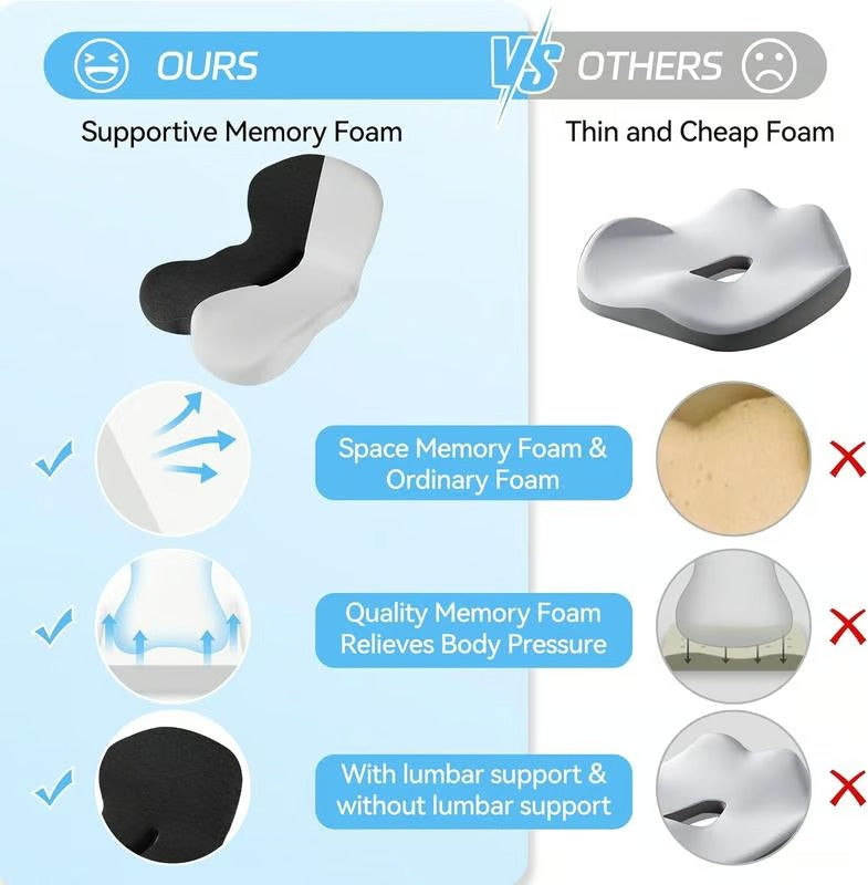 ComfyGrip – Non Slip Memory Foam Support Seat – image 8