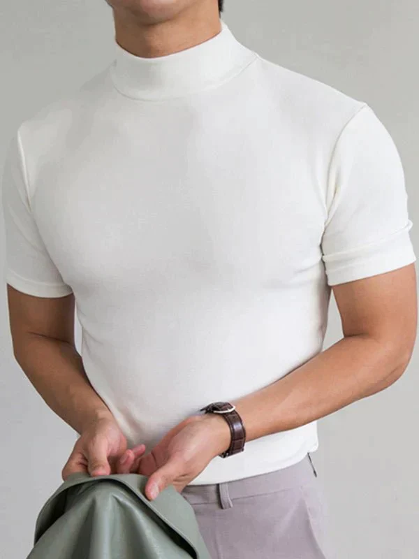 NeoCollar – Sleek High Neck T-Shirt – image 2