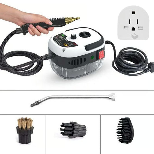 SteamBlaze – 1500W High-Temp Pressurized Handheld Cleaner – White