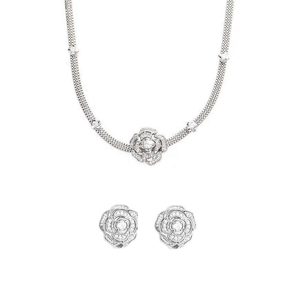 Bella Luna - Italian Silver Necklace – Necklace + Earrings