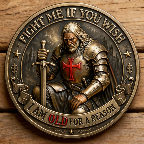 CrimsonCross – Warrior of Faith Coin – 1 PC