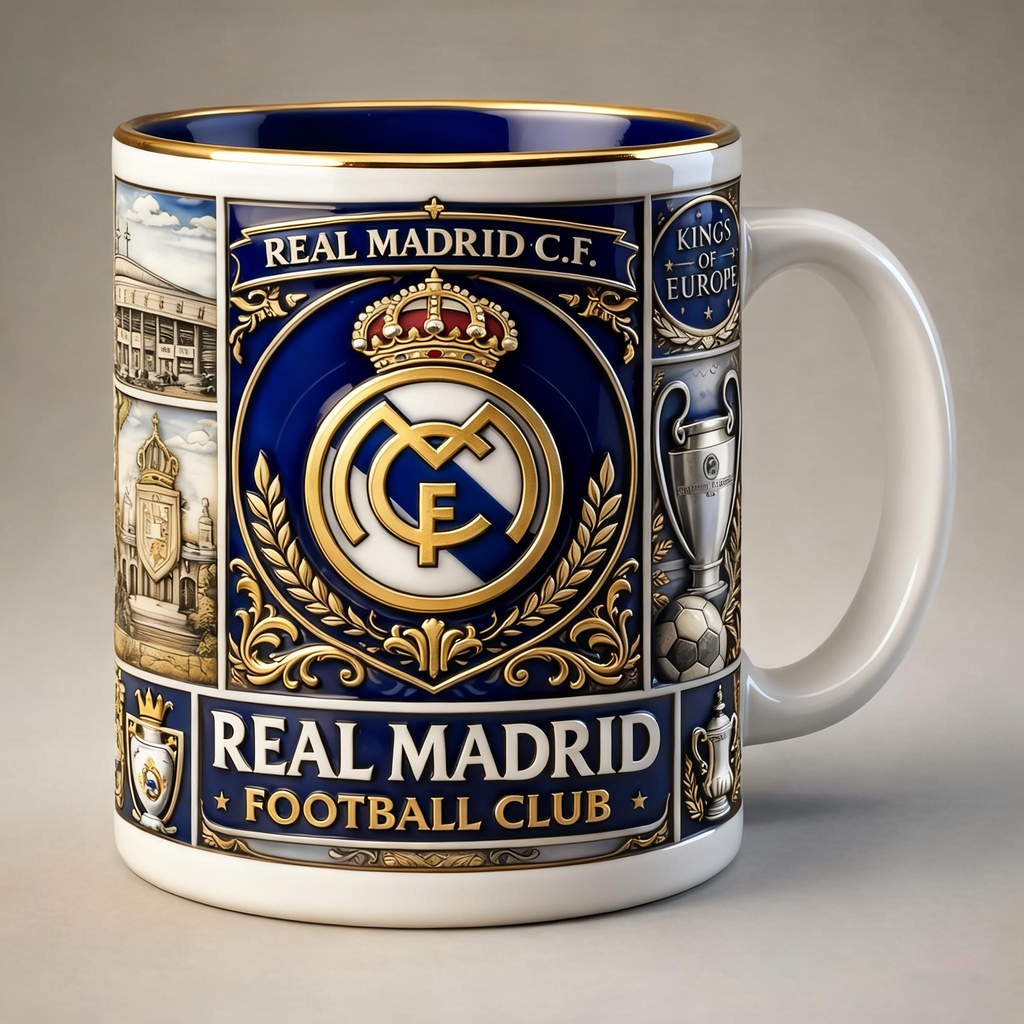 VictorySip - Football Mug – Bring Match Day to Every Cup – REAL MADRID