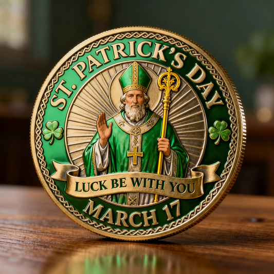 EmeraldLegacy - St. Patrick’s Day Collectible Coin – Gold / 1 Coin