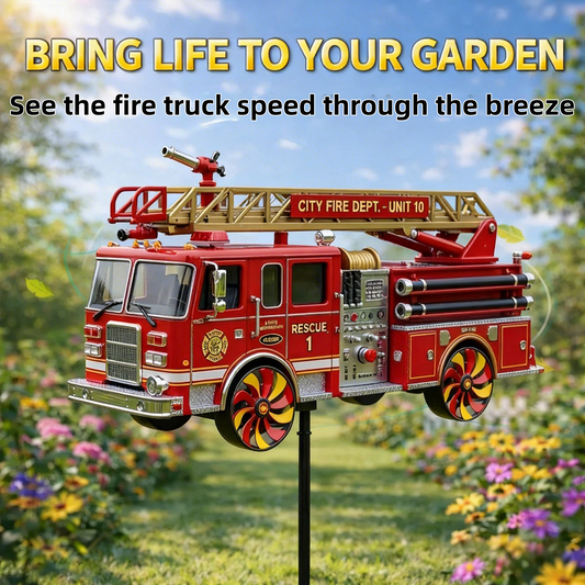 BreezeBlaze – Animated Garden Spinner Truck – Fire Truck