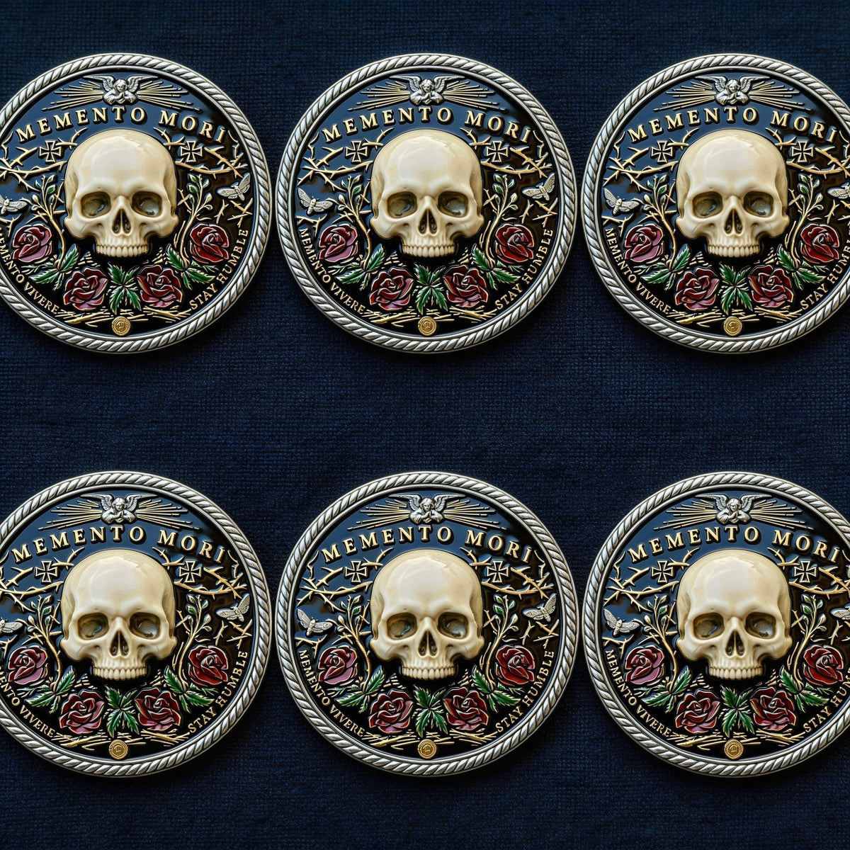 MementoLegacy – Philosophy Challenge Coin – 【FREE SHIPPING】Buy 3 Get 3 FREE - 6 Coins
