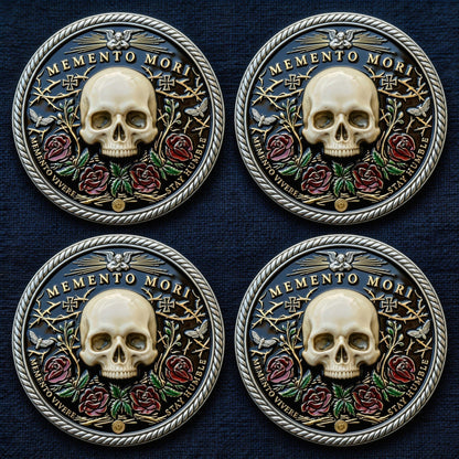 MementoLegacy – Philosophy Challenge Coin – BUY 2 GET 2 FREE - 4 Coins