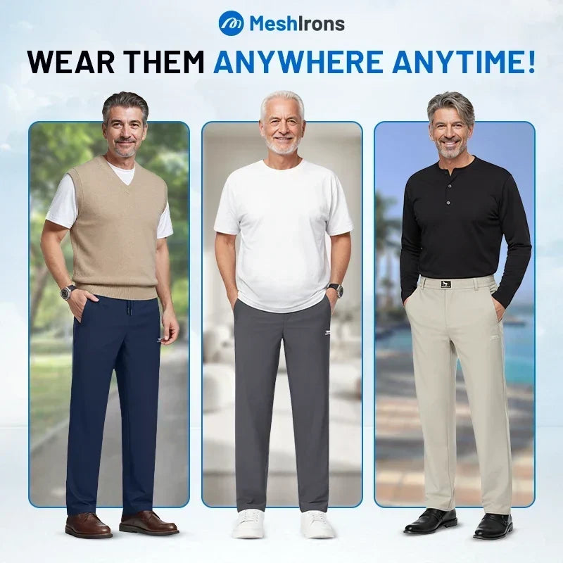 MeshIrons - Men’s Breathable Mesh Panel Casual Pants – image 4