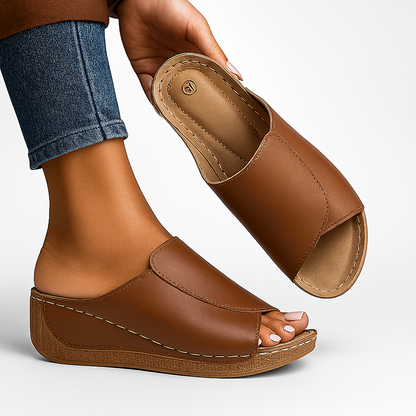 Kendala™ – Elegant Orthopedic Sandals – Brown / EU 36 / UK 3 / US 5