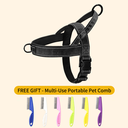 ForceGrip - Tactical Dog Harness with Control Handle – Black / S / BUY 1