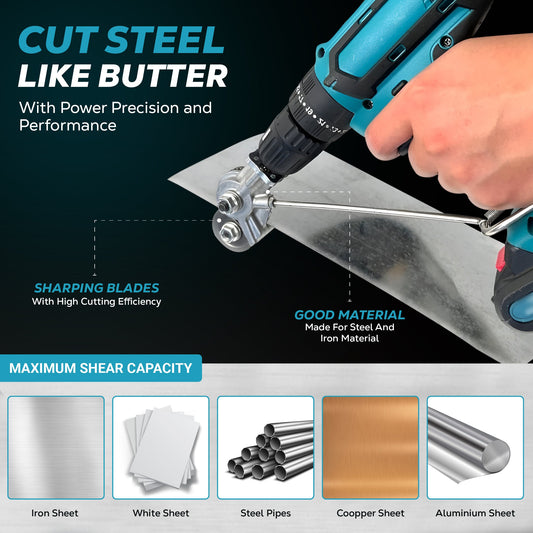 Drillshear – Electric Drill Metal Cutter Attachment