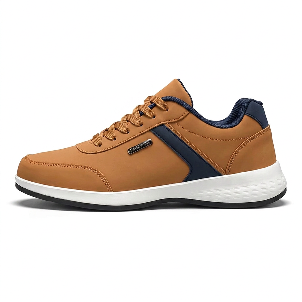 Ribbon — Stripe-Detailed Sneaker for Daily Wear – Yellow / 38