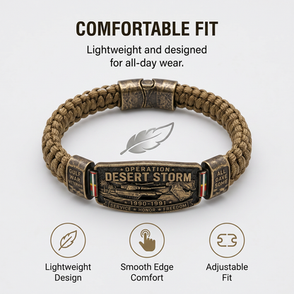 DesertHonor – Veteran Tribute Paracord Bracelet – image 11