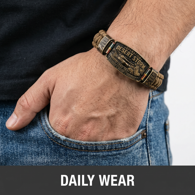 DesertHonor – Veteran Tribute Paracord Bracelet – image 4