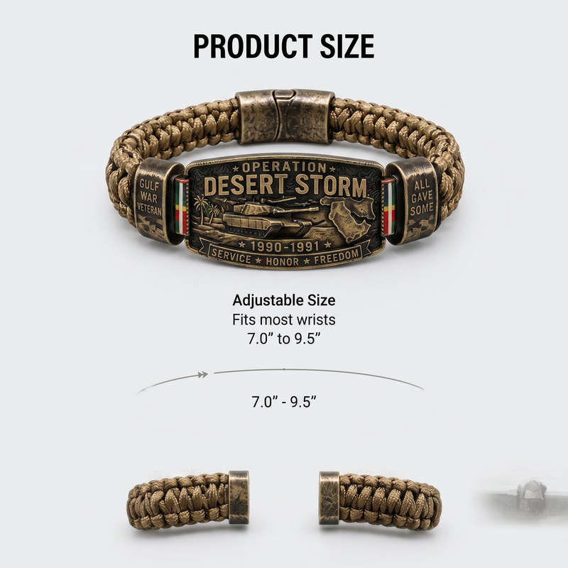 DesertHonor – Veteran Tribute Paracord Bracelet – image 7