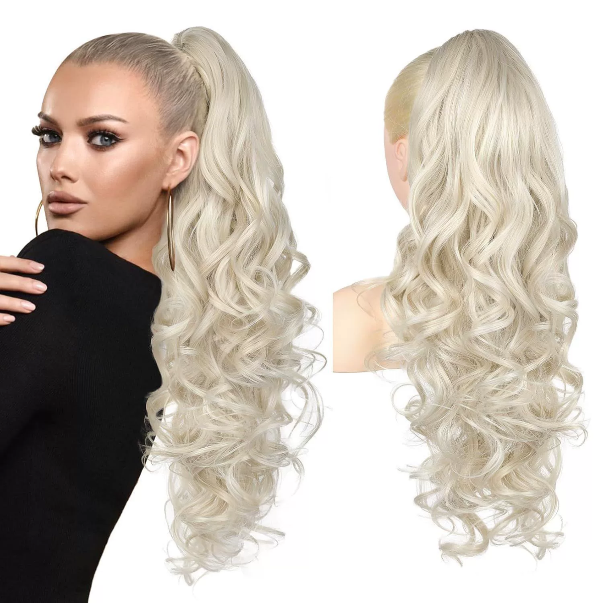 LunaLocks – Glamorous Wave Ponytail Extension – image 32