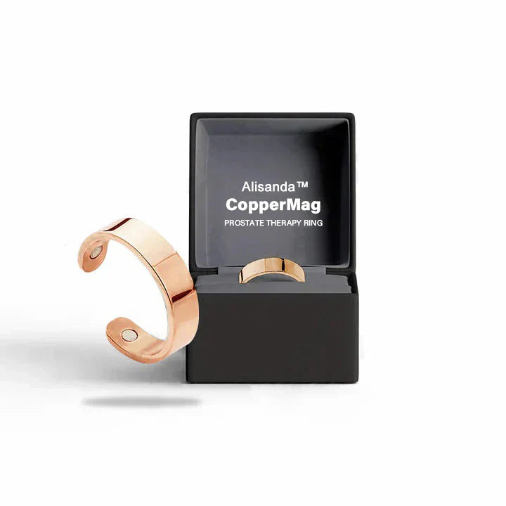 Aurisana – Elegant Prosta-Inspired Magnetic Fashion Ring – Gold