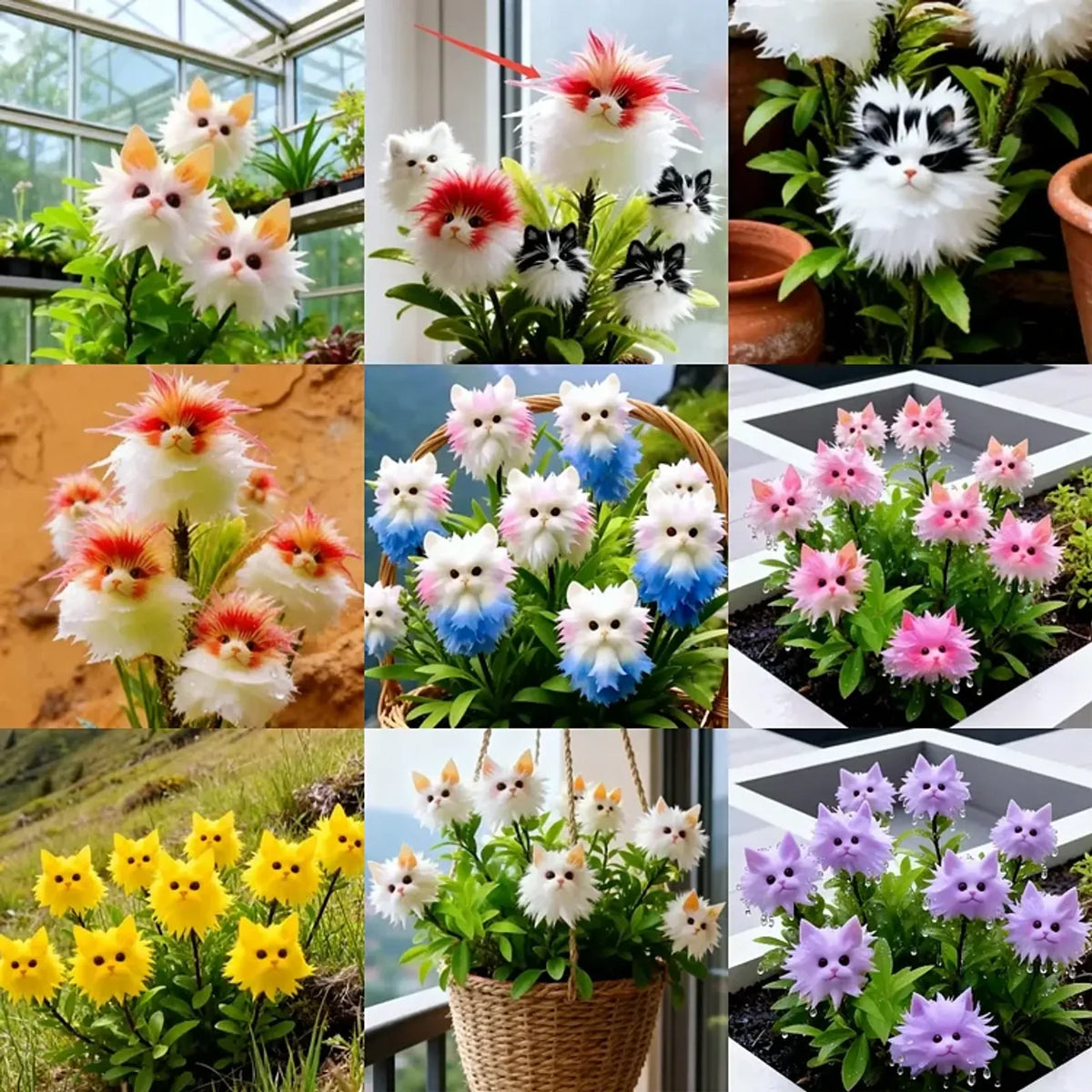 CatEye Bloom – Magical Orchid Collection – Mix Colors / 50 Seeds