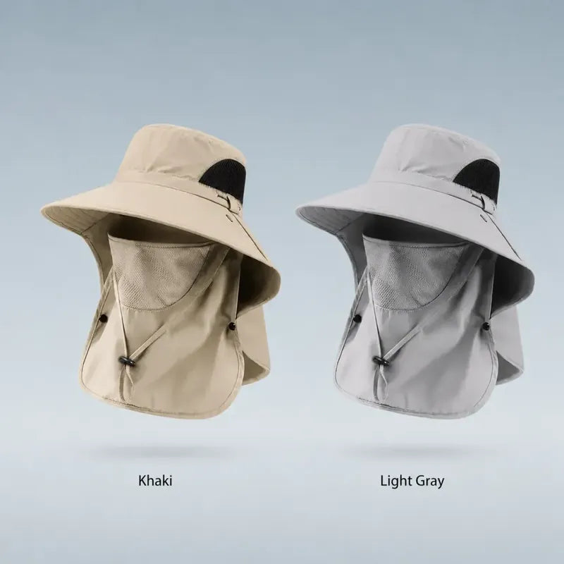SunShield – UV Protection Hat – Buy 2 Save Off 55% (Khaki + Light Gray)