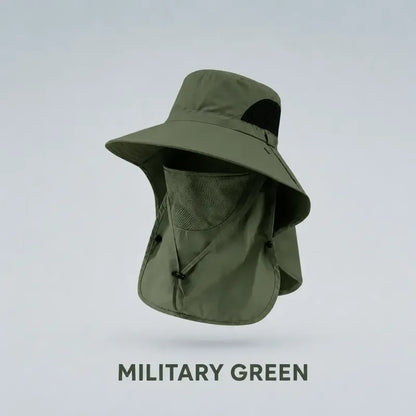 SunShield – UV Protection Hat – Military Green