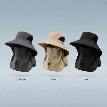 SunShield – UV Protection Hat – Buy 3 Save Off 60% (Dark gray + Khaki + Black)