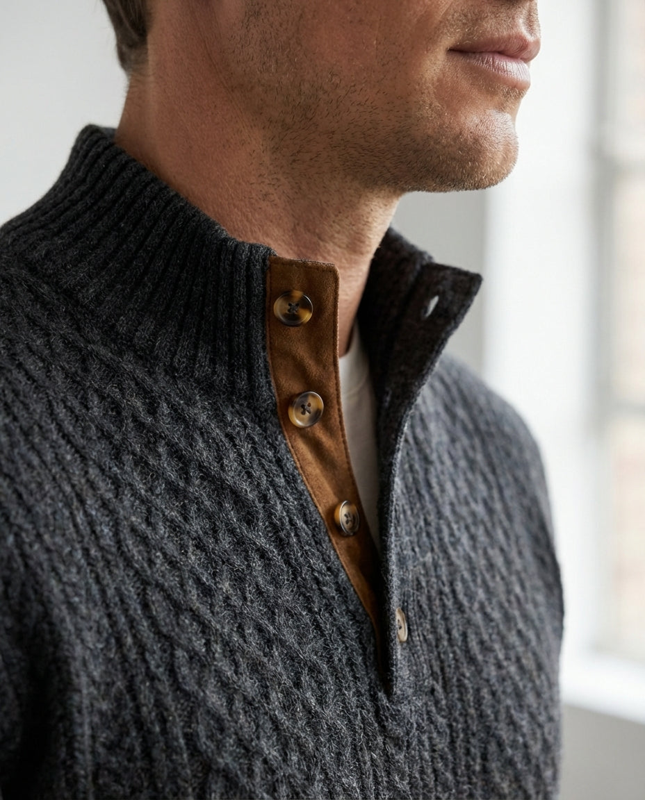 Crown™ – Classic High Collar Pullover – image 3