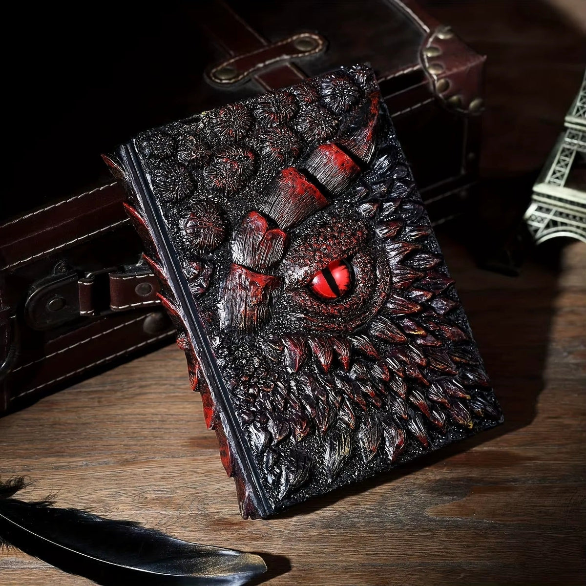DragonScript – Fantasy Adventure Writing Journal – Ruby Red / Buy 1