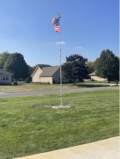SolarGlory – Telescopic Flagpole with LED Light – image 6