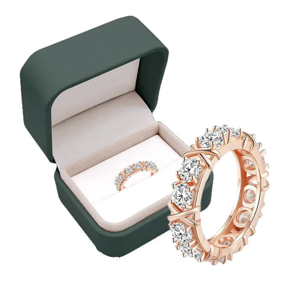 Moissanova – Magnetology Moissanite Diamond Ring – ROSEGOLD / 5
