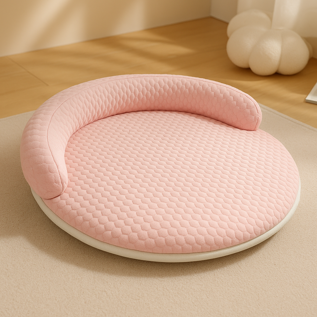 PurrBreeze – Orthopedic Cat Sleep Bed – Salmon / Buy 1