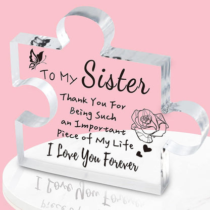HeartFlow – Personalized Puzzle Keepsake – Sister