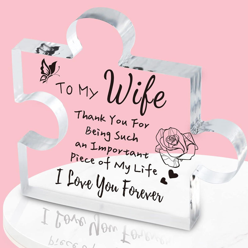 HeartFlow – Personalized Puzzle Keepsake – Wife