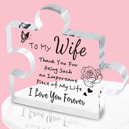 HeartFlow – Personalized Puzzle Keepsake – Wife