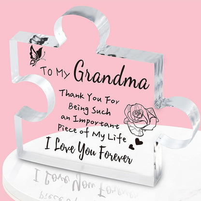 HeartFlow – Personalized Puzzle Keepsake – Grandma