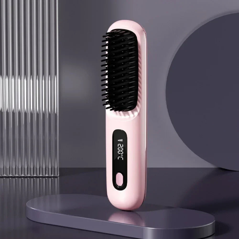 PureStraight Cordless Hair Straightener – Blush Pink