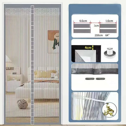 MagnetShield - Reinforced Magnetic Mosquito Net Curtain – Dark Grey / 120*200cm