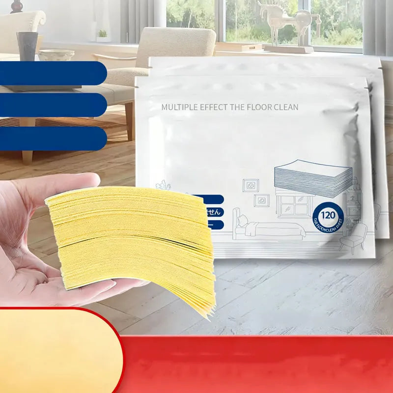 CleanEase - Water-Soluble Floor Cleaning Wipes – Yellow / Buy 1 Get 30% OFF