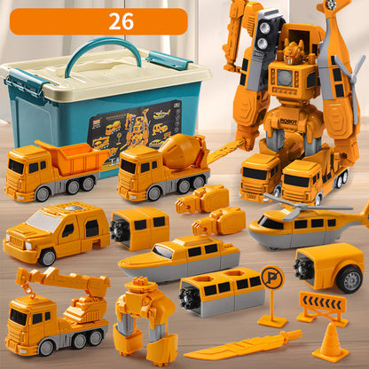 RoboForge – Magnetic Build & Transform Toy – Engineering Series(26 pieces)