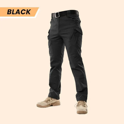 IronStride – Multi-Purpose Tactical Utility Pants – Black / S(30"-32" WAIST) / Beltless version
