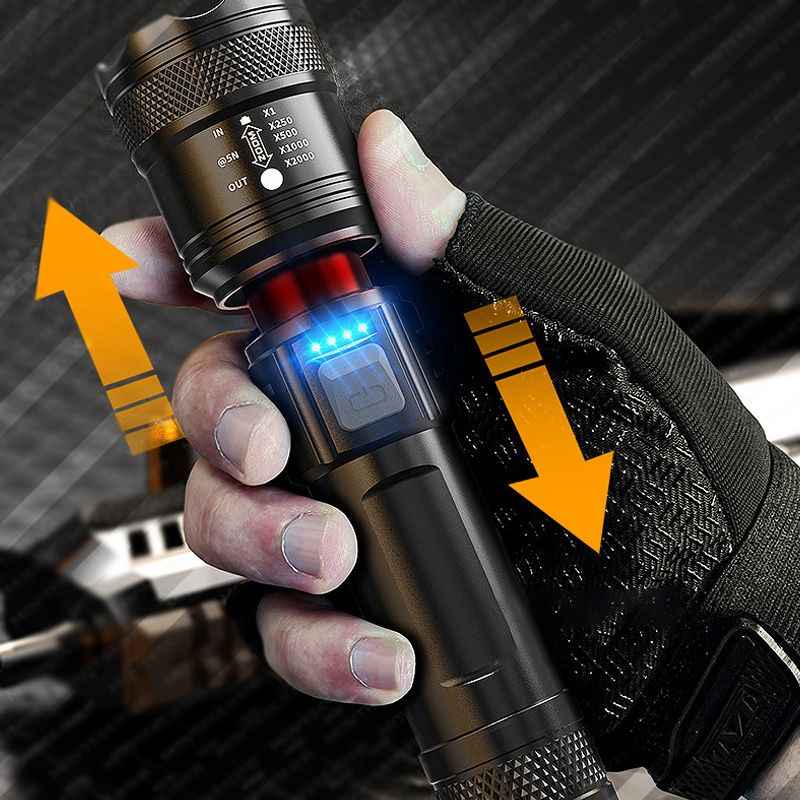 LumeRay – High-Intensity Zoomable Tactical Flashlight – Buy 1