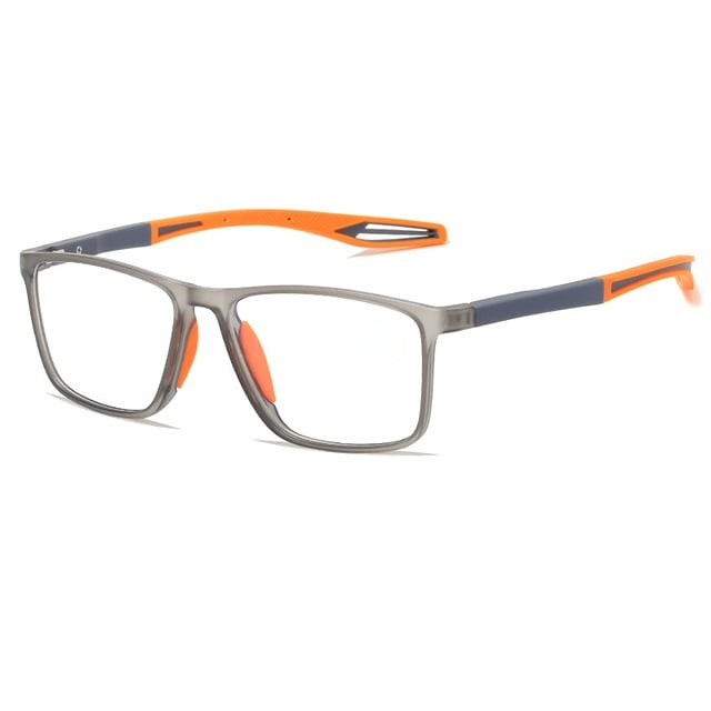 VisionFlex | Ultra-Light Presbyopic Sports Glasses – Glasses Only / Orange / '+1.00 / 40-45 YEAR OF AGE