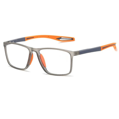 VisionFlex | Ultra-Light Presbyopic Sports Glasses – Glasses Only / Orange / '+1.00 / 40-45 YEAR OF AGE