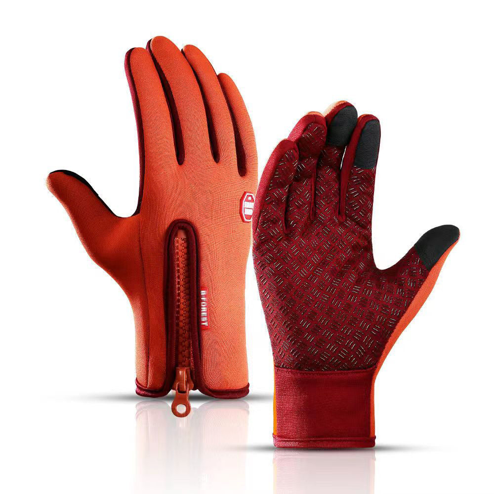 ThermaGrip - Ultimate Touchscreen Winter Gloves – Orange / S (WOMEN)