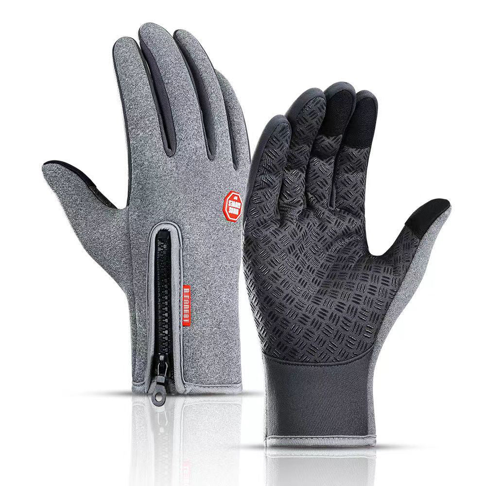 ThermaGrip - Ultimate Touchscreen Winter Gloves – Gray / S (WOMEN)