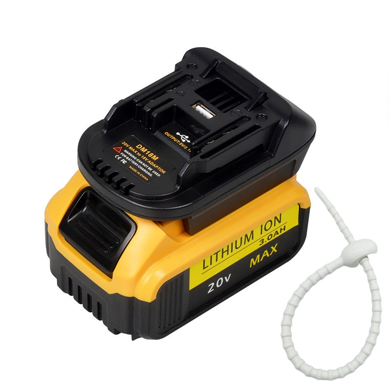 VoltBridge – Lithium Battery Tool Adapter – Adapter + Data cable storage rope