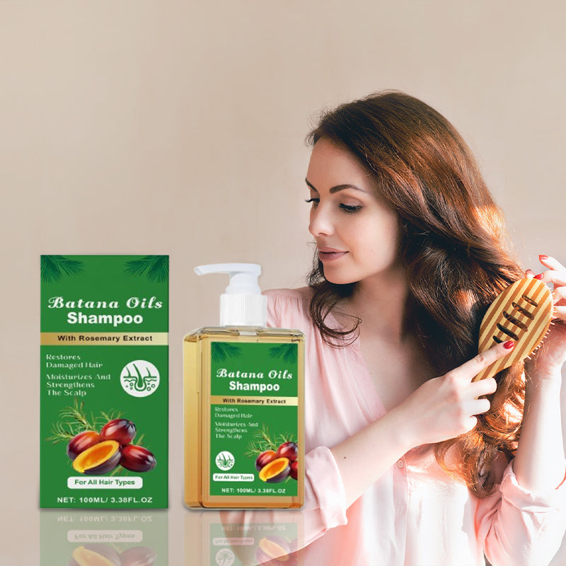 BotaniGlow – Nourishing Batana Oil Herbal Shampoo – 100ml / Buy 2 Get 1 Free (3 bottles)