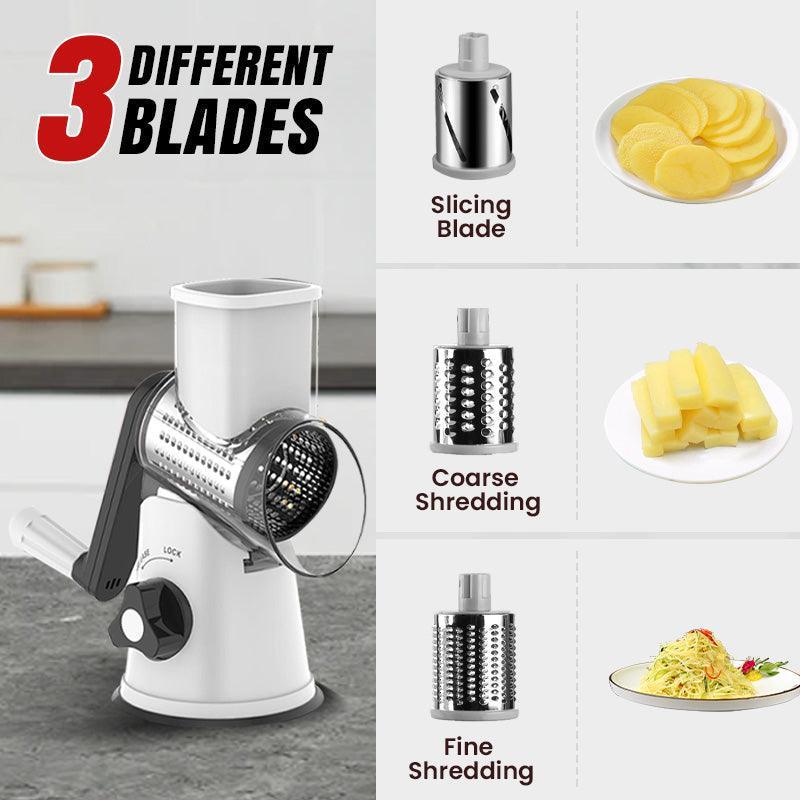 SliceForge – Multifunctional Manual Rotary Grater & Chopper – image 3