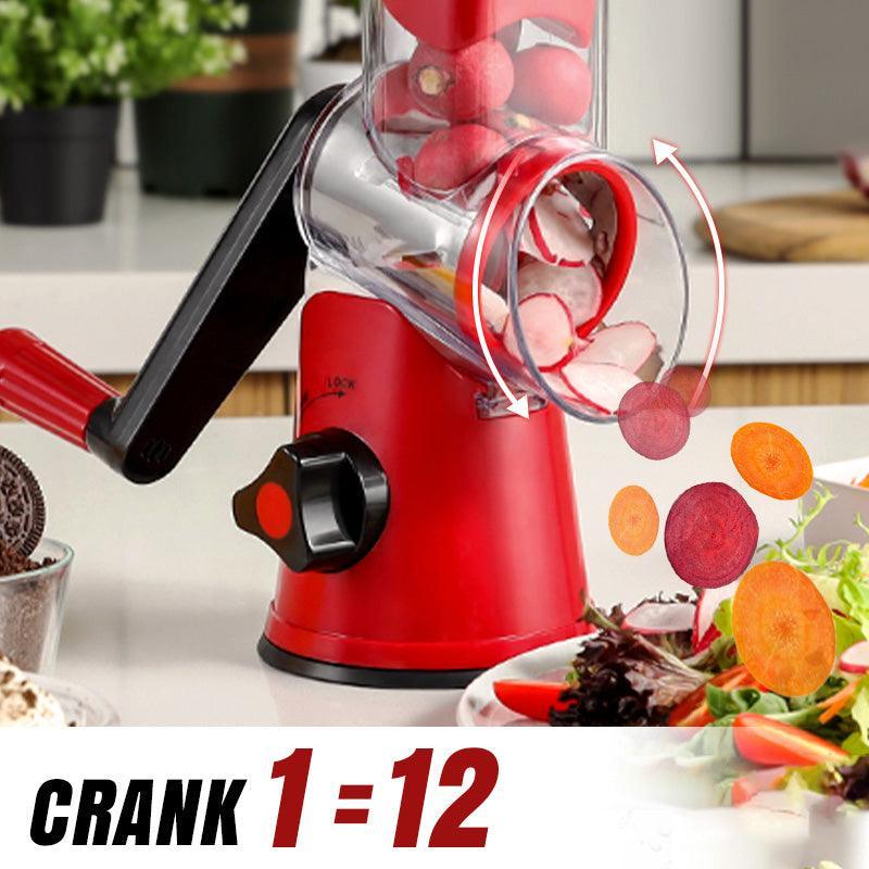 SliceForge – Multifunctional Manual Rotary Grater & Chopper – image 4