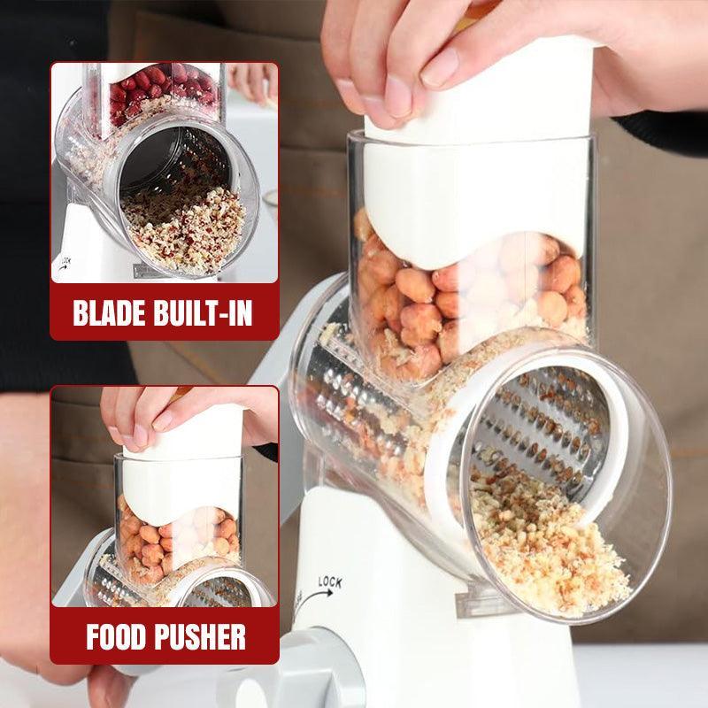 SliceForge – Multifunctional Manual Rotary Grater & Chopper – image 5